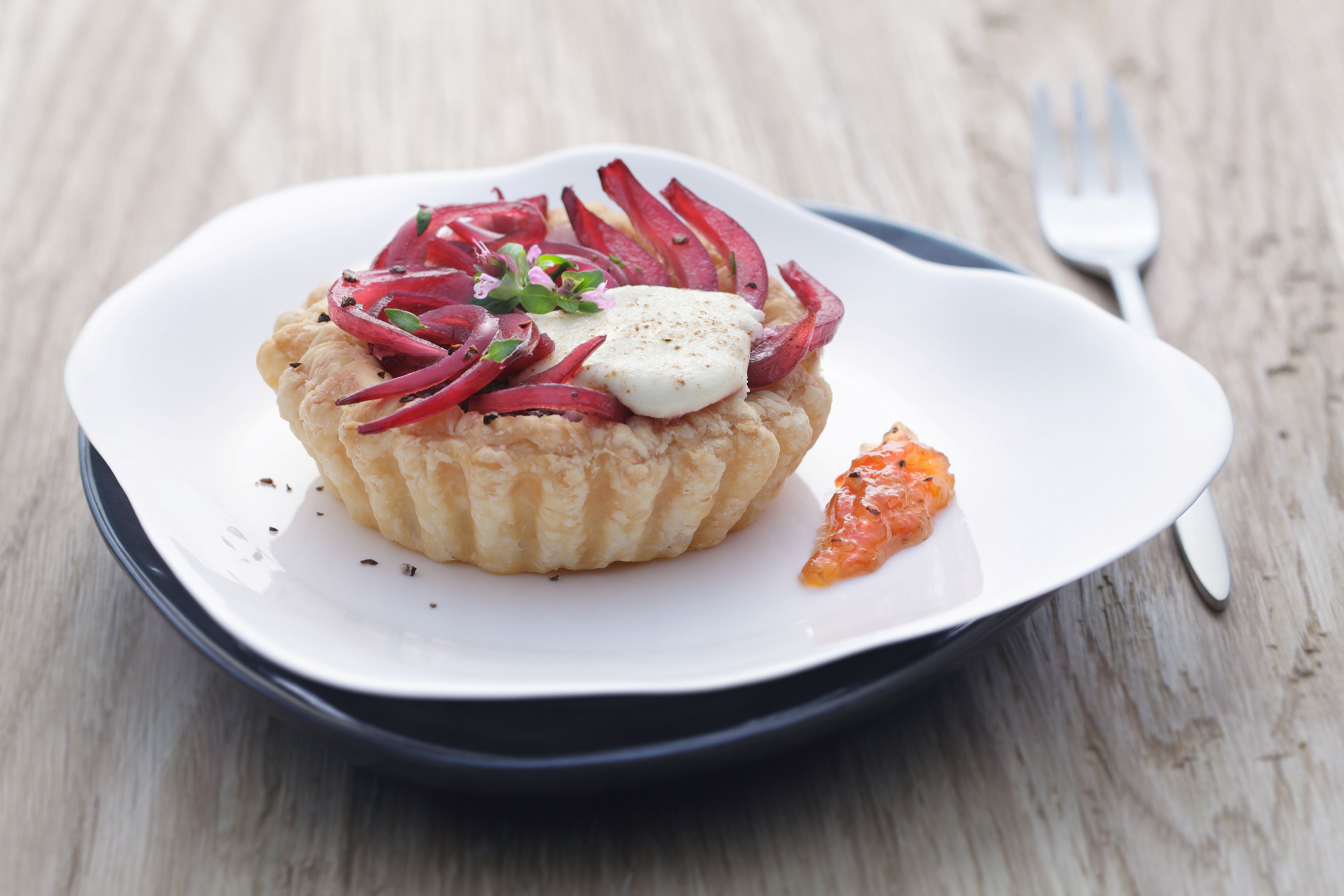 Rote Zwiebeltarte