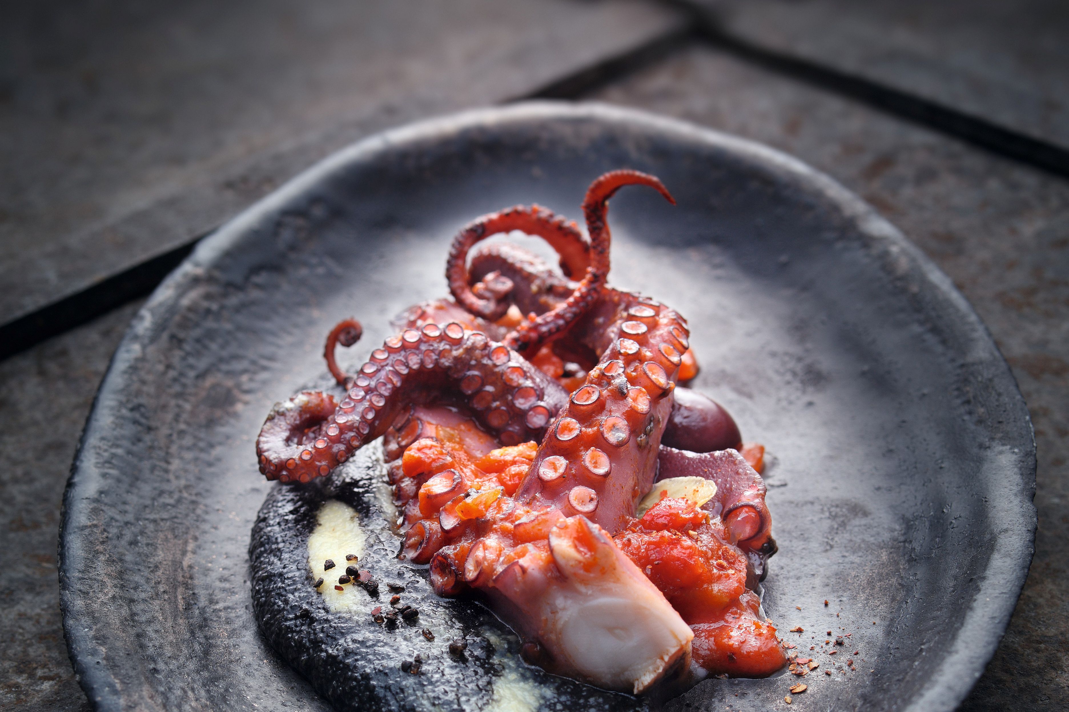 Geschmorter Pulpo