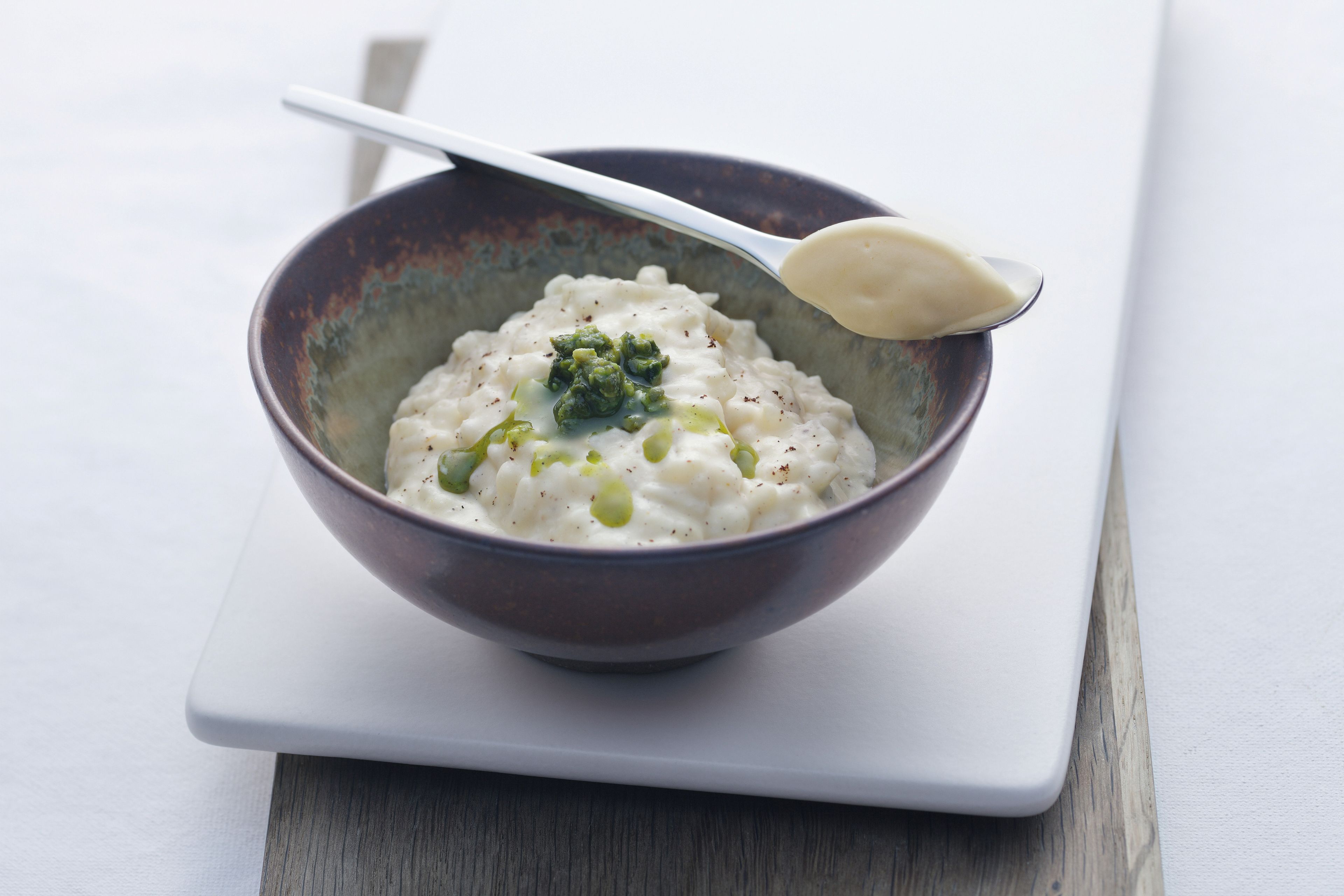 Weißes Schokoladen-Risotto