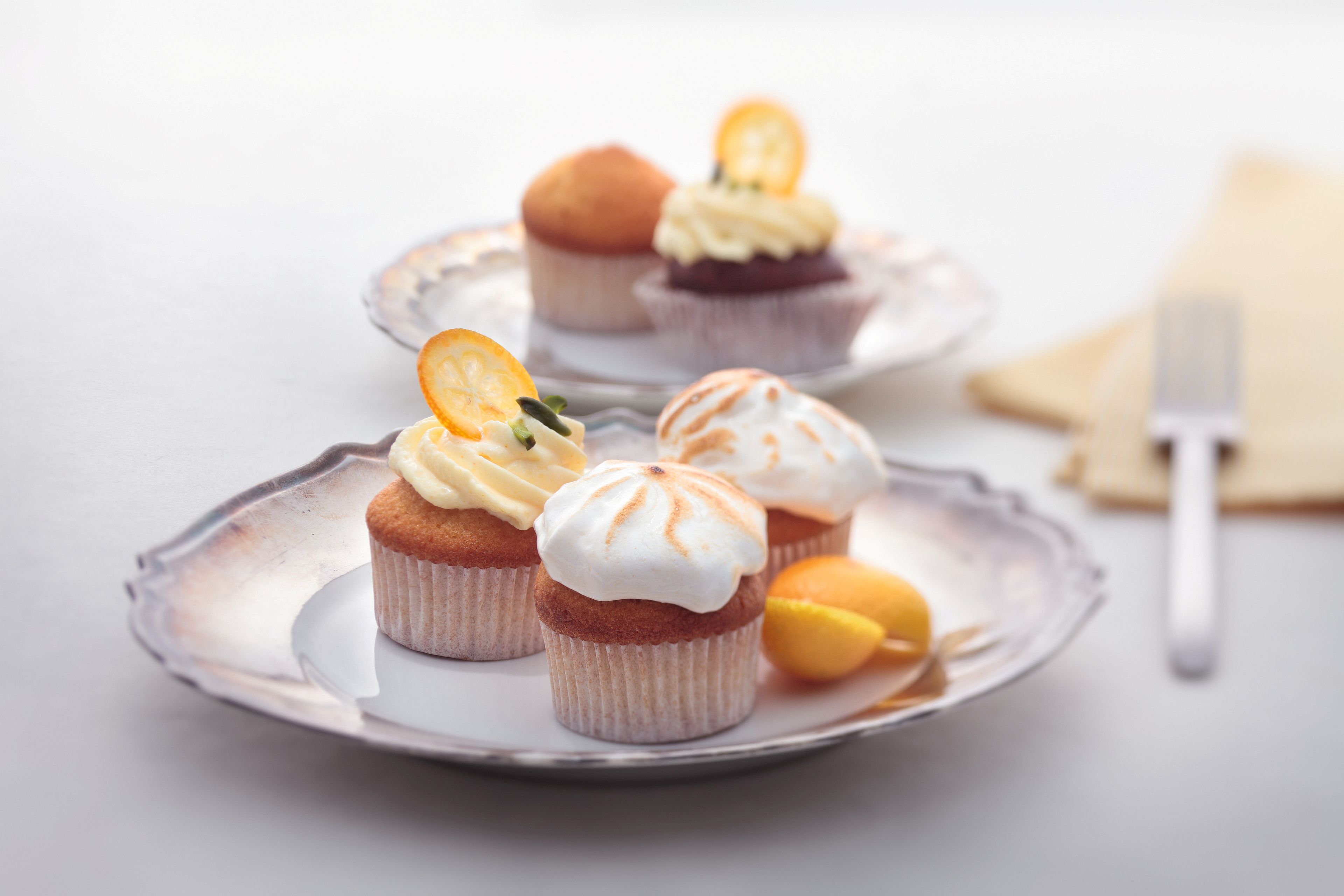 Orangen-Cupcake