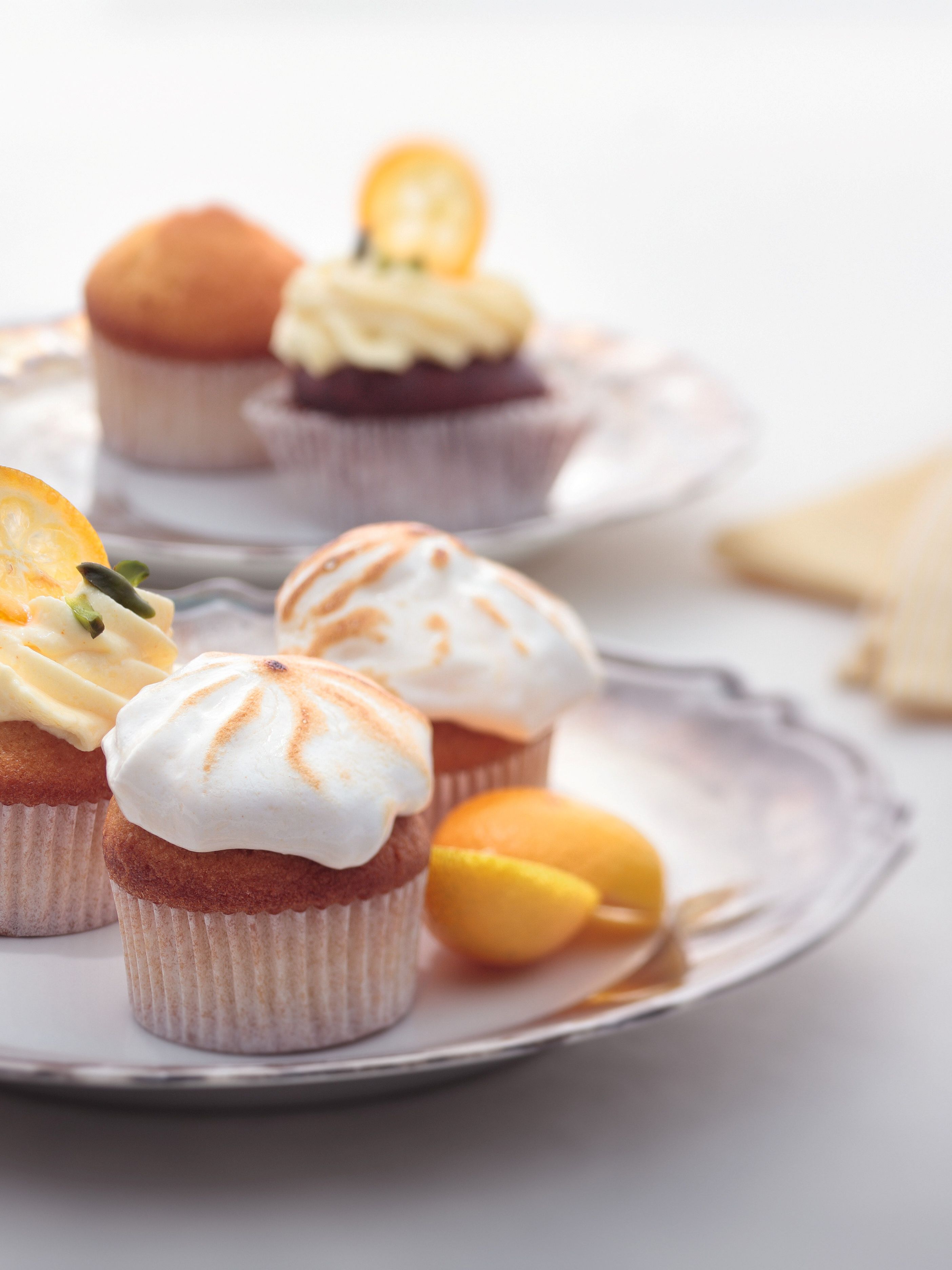 Orangen-Cupcake