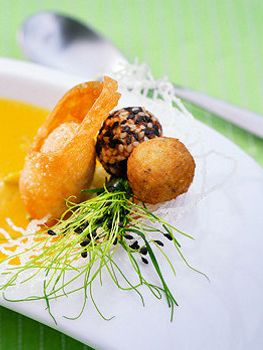 Karotten-Marillensuppe