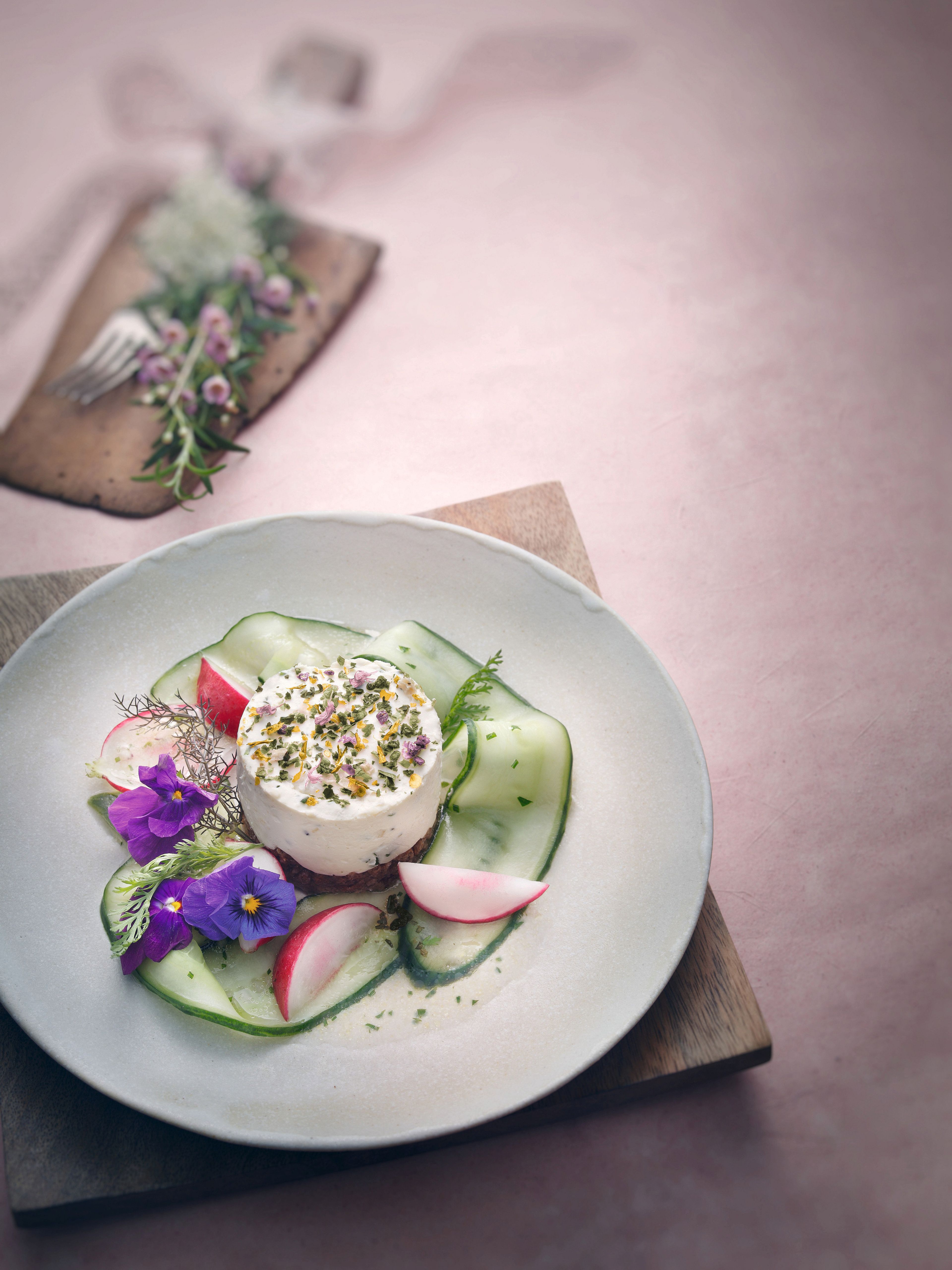 Frischkäsetörtchen „Deluxe“ mit Bergkräutern