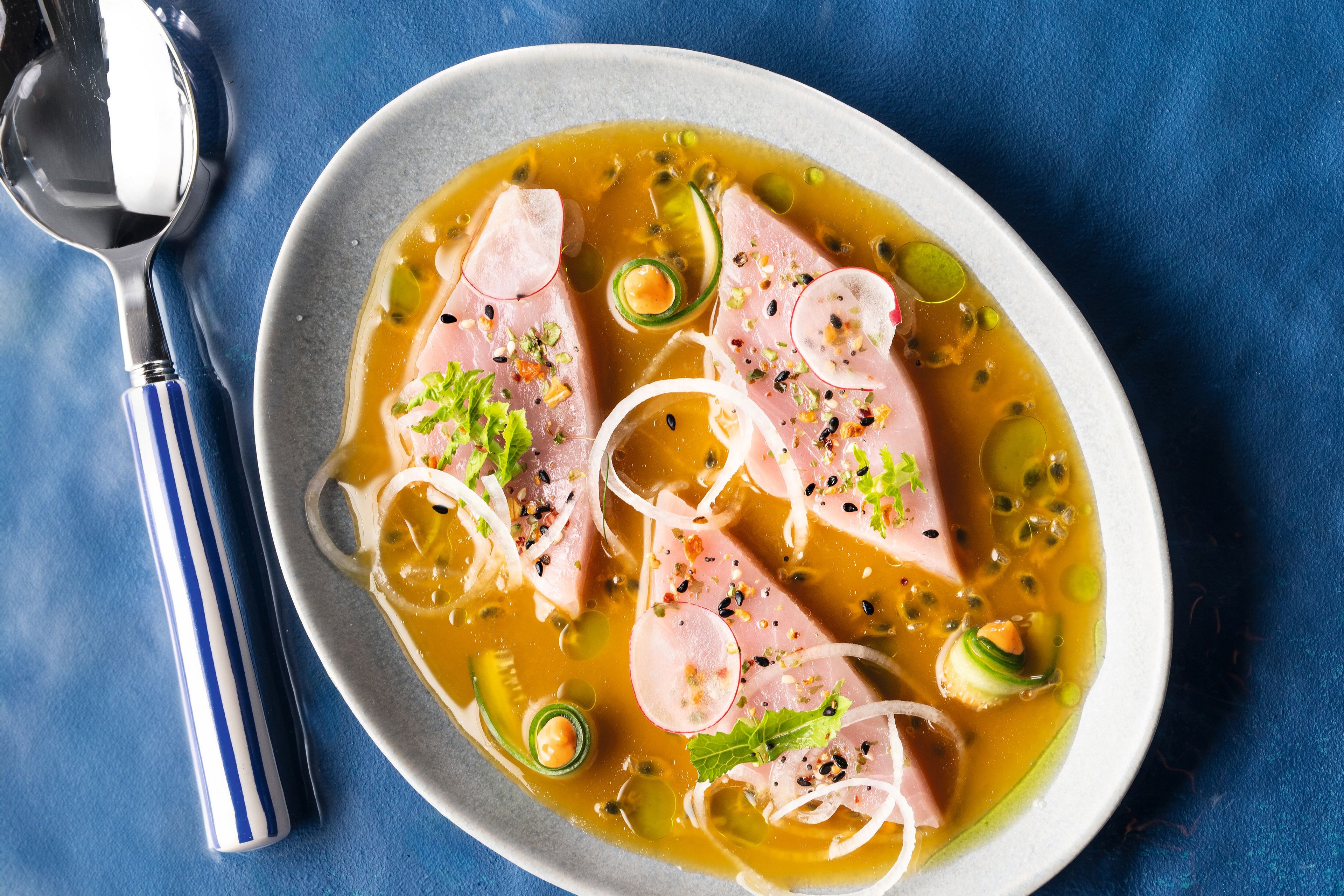 Marinierter Kingfish