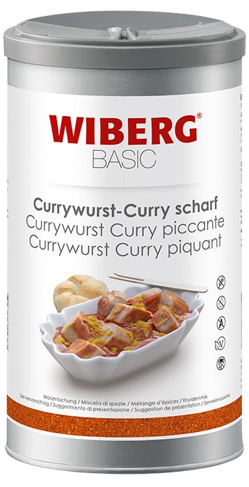 Currywurst Curry scharf
