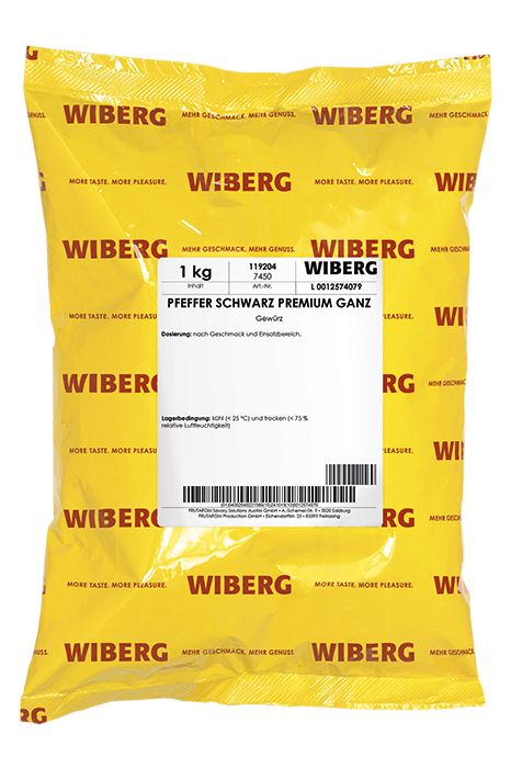 Pfeffer schwarz premium, ganz