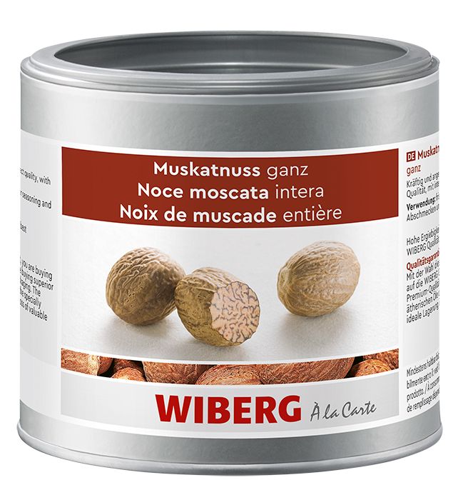 Muskatnuss, ganz