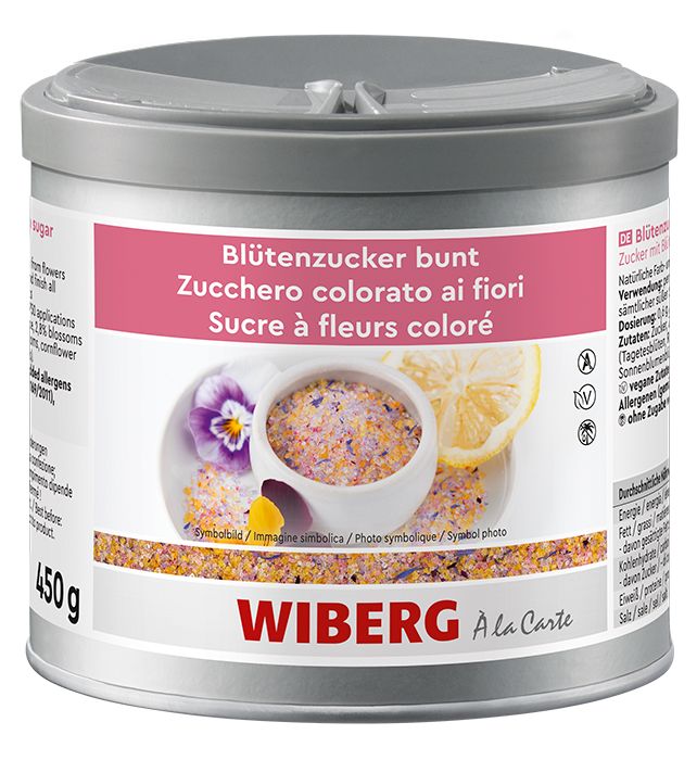 Blütenzucker bunt